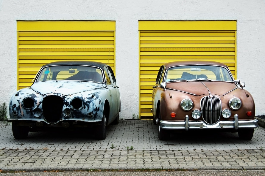 cars yellow vehicle vintage large