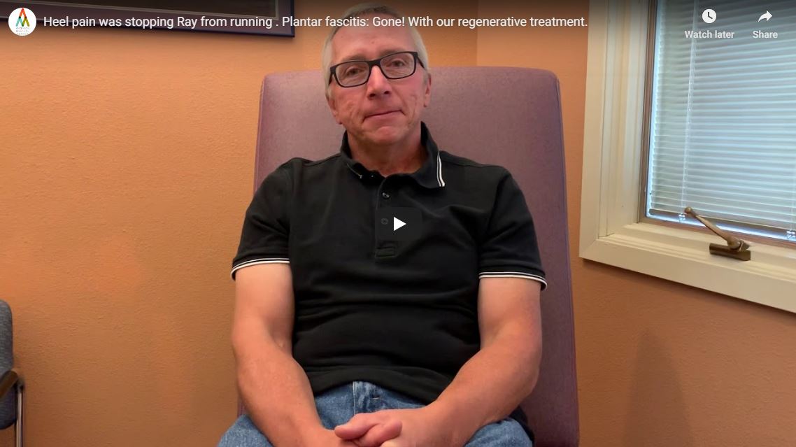 patiënt testimonials - heel pain plantar fasciitis, ray now gone