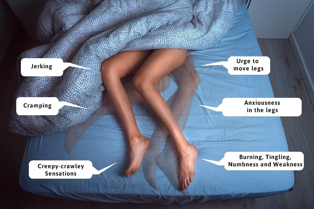 diabetic restless legs syndrome sumptoms