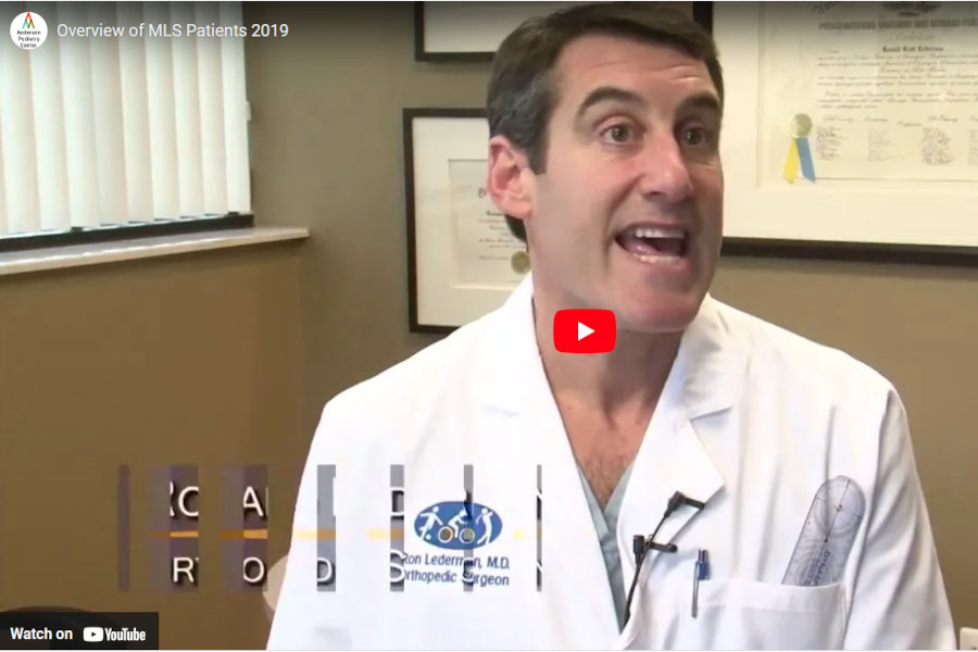 MLS doctor testimonials laser treatment ankle pain
